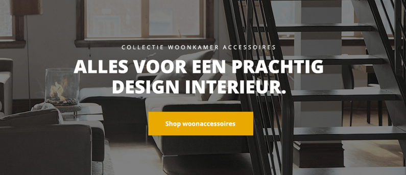 CTA webshop voorbeeld
