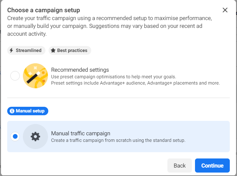Adverteren Instagram campaign setup