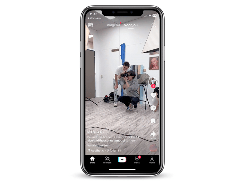 Behind the Scenes tiktok