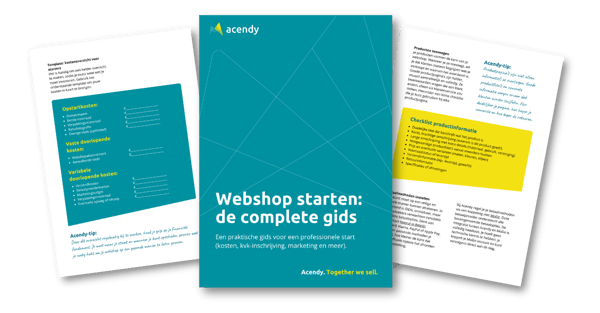 NL - mock-up webshop starten gids